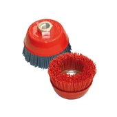 Műanyag huzalú menetes fazékkefe