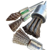 Inox huzalú ecsetkefe