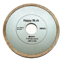 110mm   gyémántv csempe HappyW (HappyWork gyémánt vágókorong kézi gépre) Happy Work 12183770