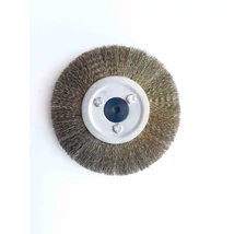 Körkefe 115mm rézh.fur 6mm  Ke (Hullámos réz huzalú furatos körkefe) Happy Work (Akciós !) 12230460