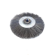 Varratcs..körkacélh.125mmxM14 (Hobby varratcsiszoló hullámos acél huzalú menetes körkefe) Happy Work 12232440