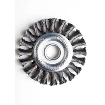 115x14x22,2 0,5 acél sodrott körkefe Lessmann (Lessmann sodrott furatos körkefe acél huzalból)  45020137