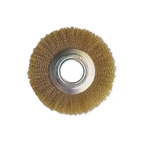 D200x24x50 set3 0,30 hull.réz huzalú körkefe Lessmann (Lessmann hullámos réz furatos körkefe)  45020196