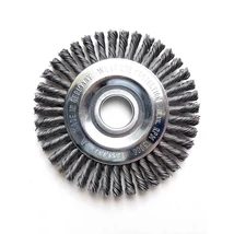 115x6x22,2 39 0,50 acél sodrott varrattisztító kefe Lessmann (Lessmann varrattisztító sodrott furatos körkefe)  (Akciós !) 45020235