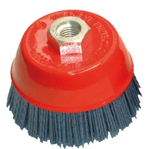 NYLON D100M14 BLUE P180 FG (FastGrinder STN műanyag huzalú menetes fazékkefe) Fast Grinder 45050011