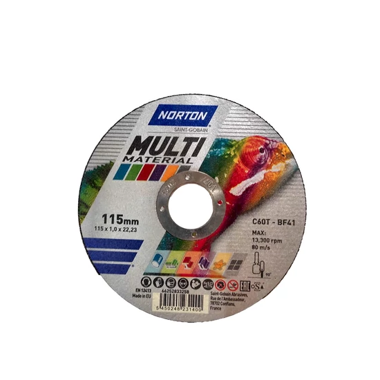 115x1 C60TMulti Purpose Norton (vágókorongok 115-230mm) Norton 35010262