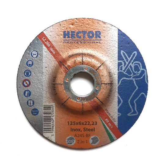 125x6 A24S-BF 2in1 Hector (egyéb inox tisztítókorong) Hector 36010251